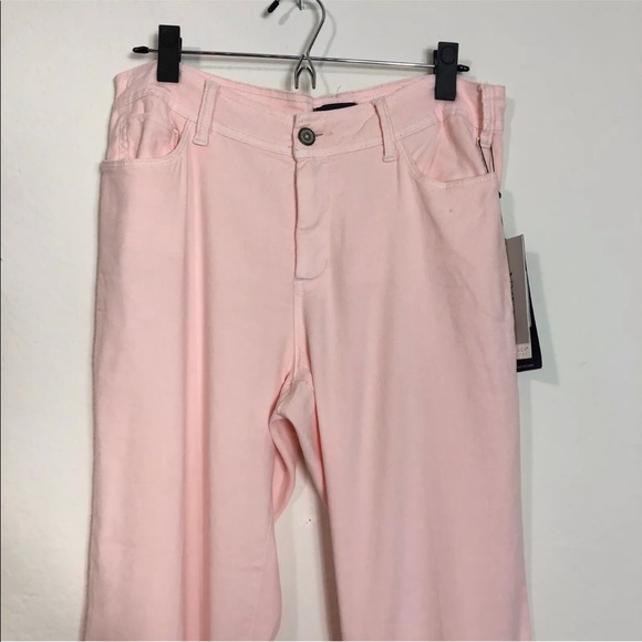 NYDJ Wylie Trouser Linen Blend Lift Tuck Pant - Picture 3 of 7